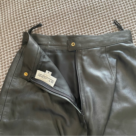 St John black leather pencil skirt - Picture 14 of 15